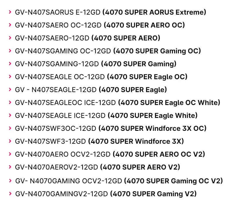 مدل‌های سفارشی کارت‌های گرافیک GeForce RTX 4070 SUPER دوازده گیگابایتی