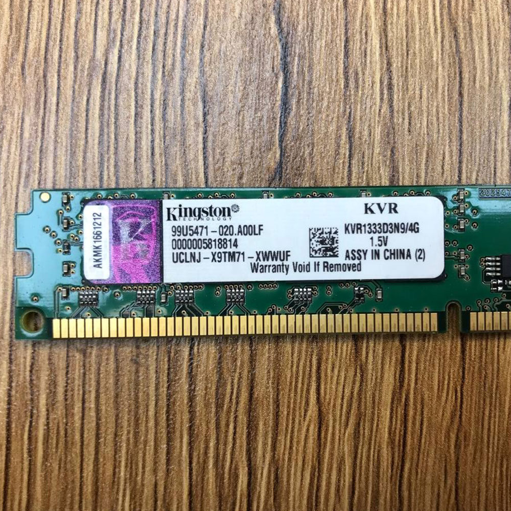 رم کامپیوتر کینگستون DDR3 1333 MHZ ظرفیت ۴ گیگابایت