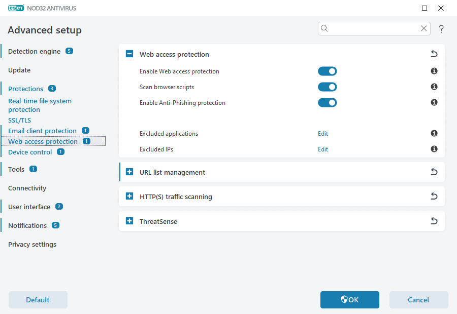config web access 1