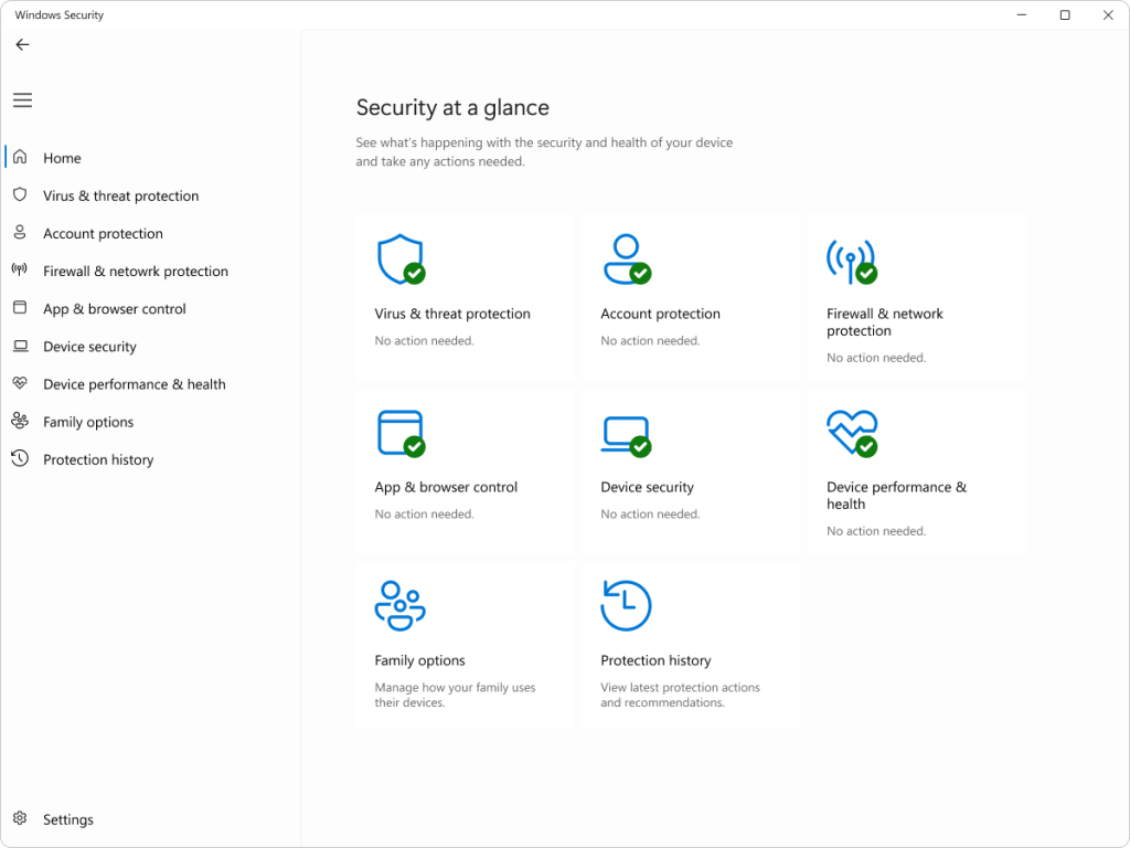 windows security home 2